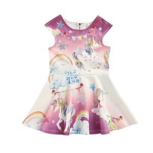 Baby Sara by Sara Sara Embellished Unicorn Dress 18M